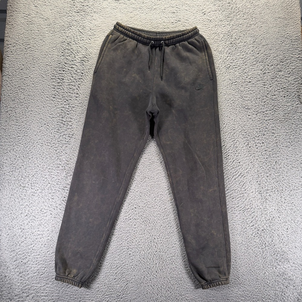 VTG Nike Sweatpants Men S‎ Gray Fleece Lined Jogger Tapered Performance Running